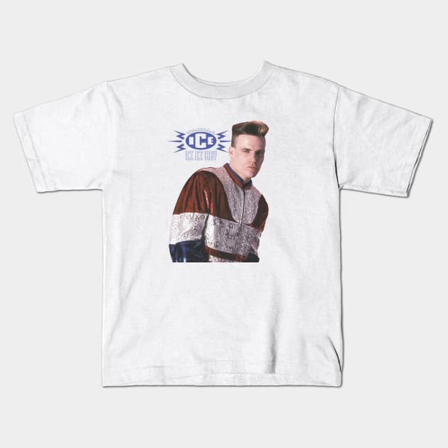 Vanilla Ice Photo and IIB Logo Kids T-Shirt by fancyjan